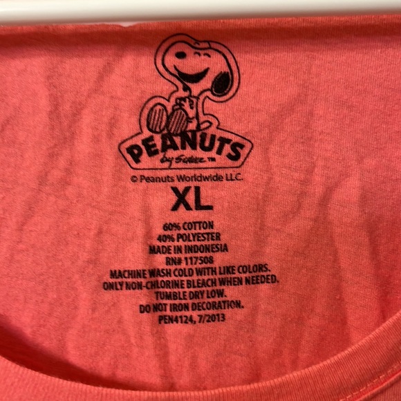 Peanuts Harlem Shake T-shirt size XL - Picture 3 of 3